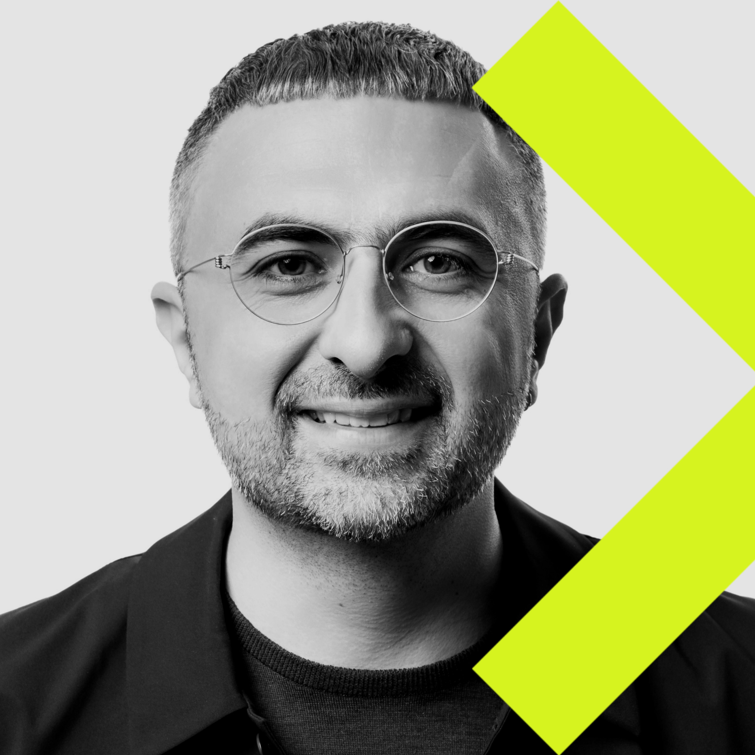 A photo illustration of Microsoft AI CEO Mustafa Suleyman.