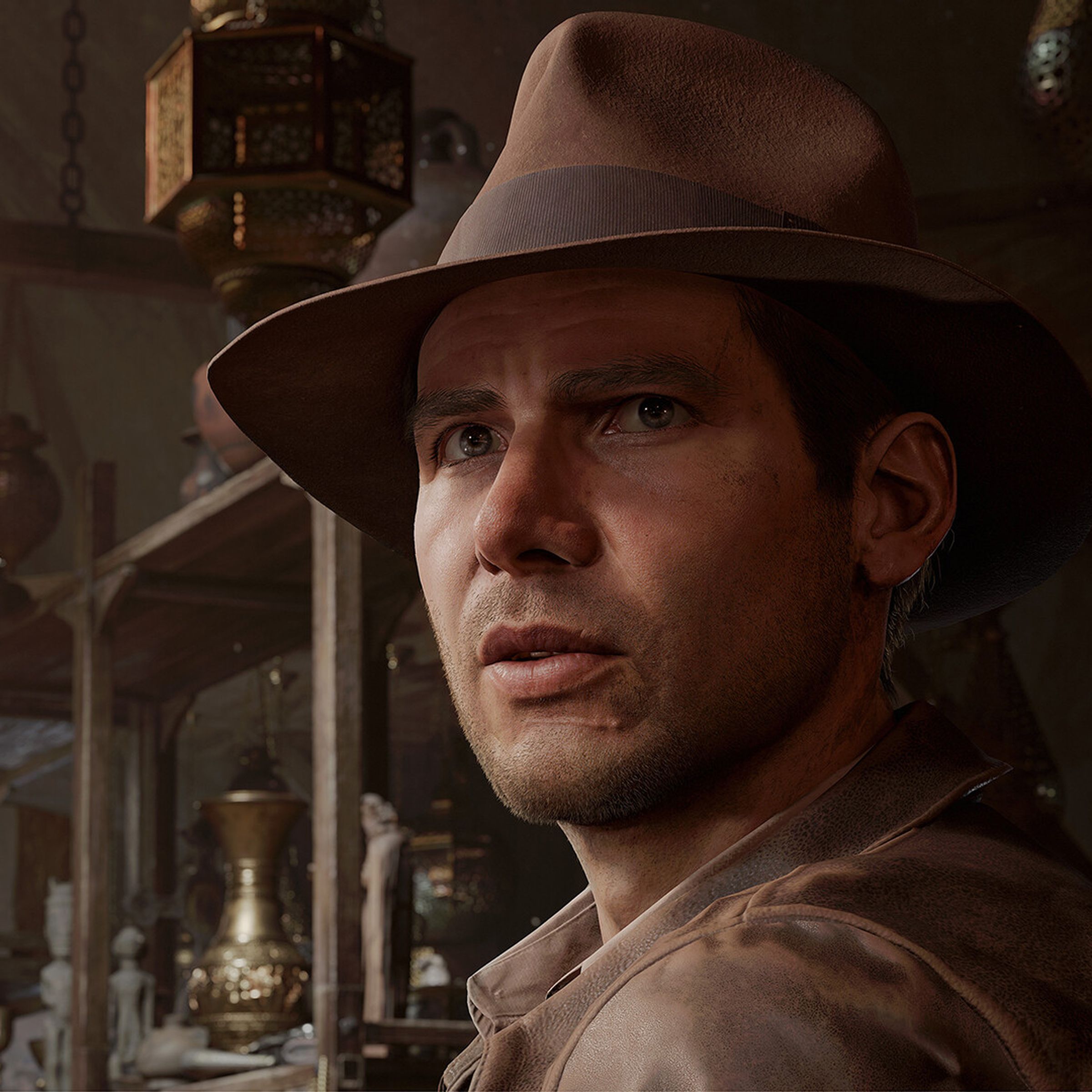 A screenshot from Indiana Jones and the Great Circle.