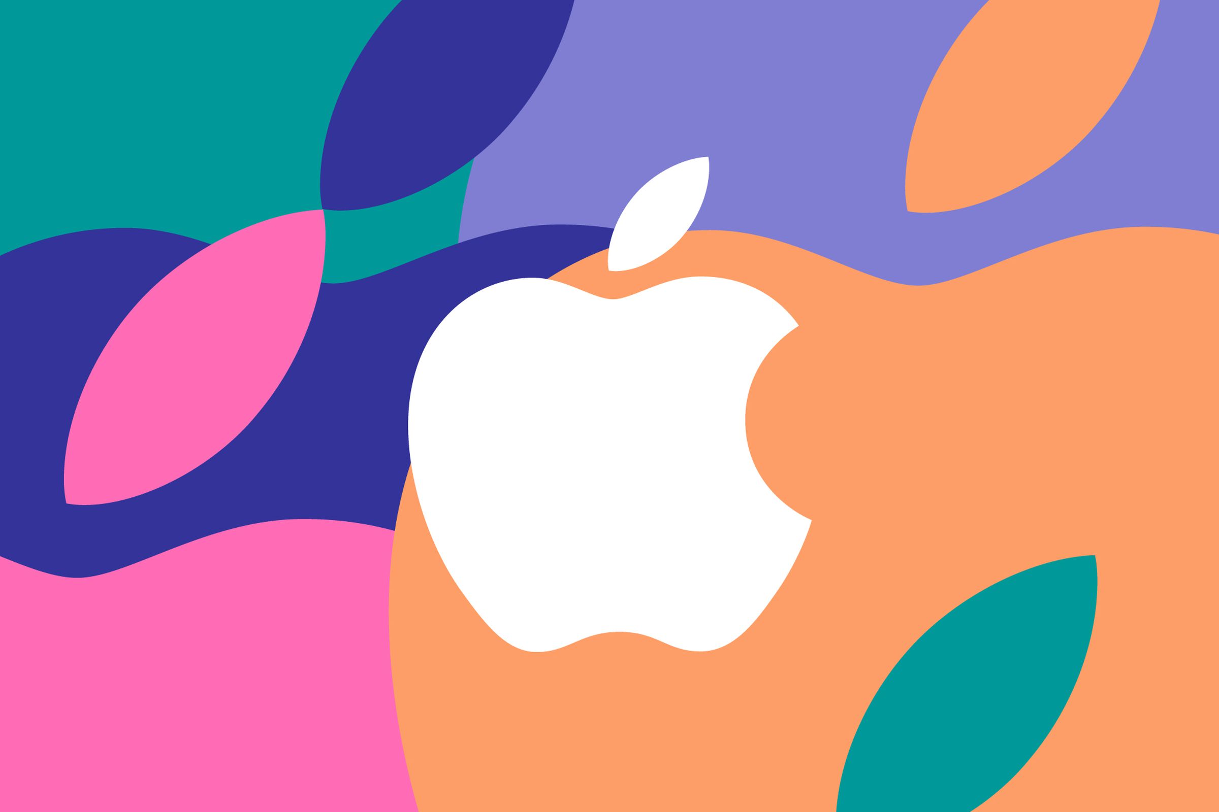 Vector illustration of the Apple logo.