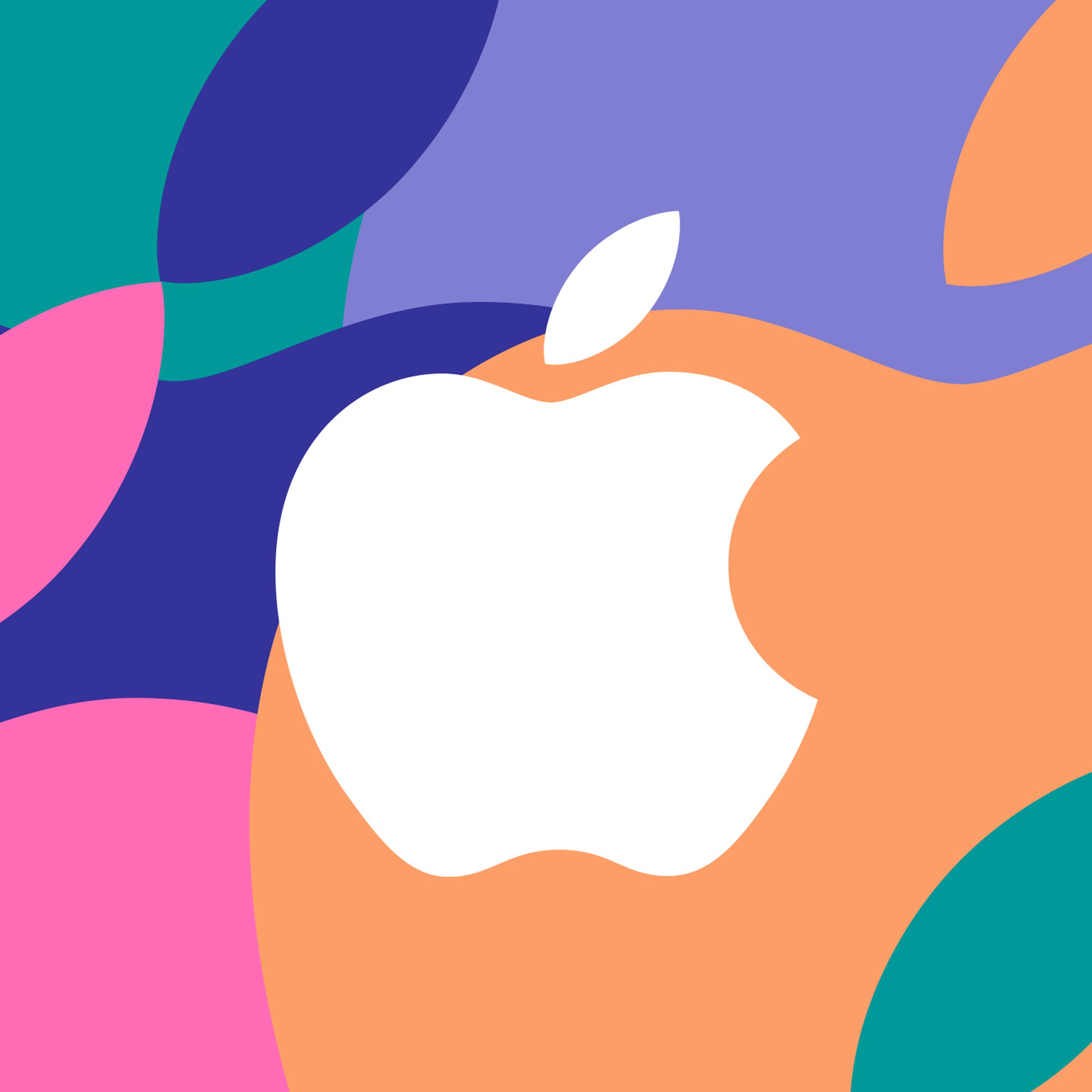 Vector illustration of the Apple logo.