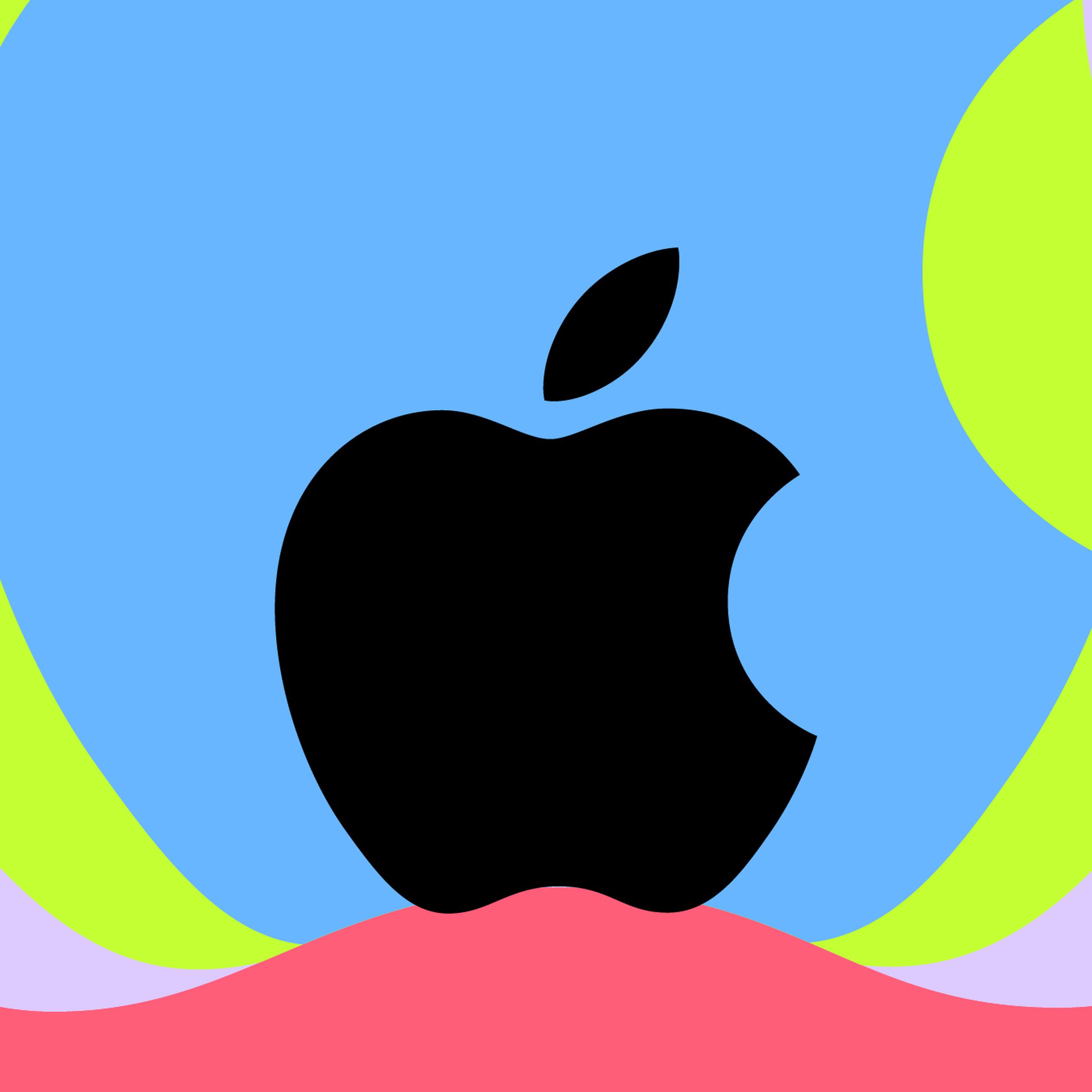 Vector illustration of the Apple logo.