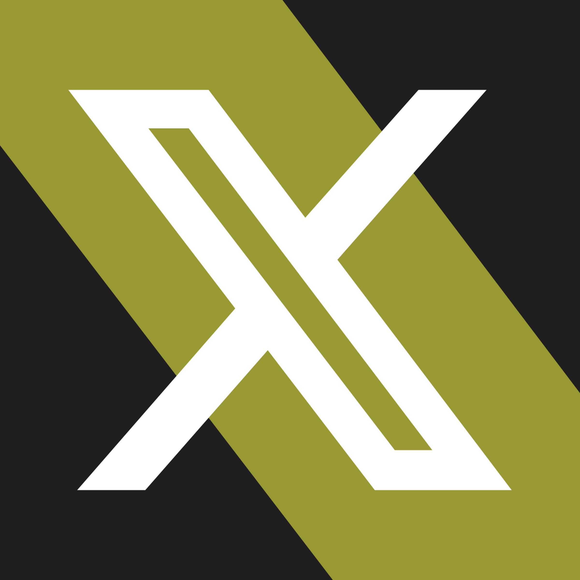 Vector collage of the X logo.